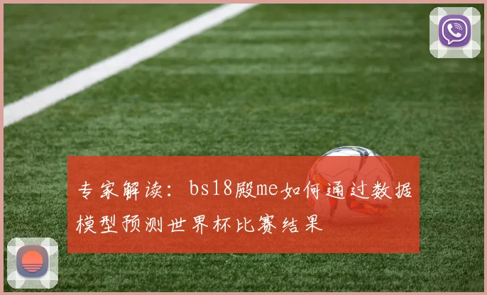 专家解读：bs18殿me如何通过数据模型预测世界杯比赛结果